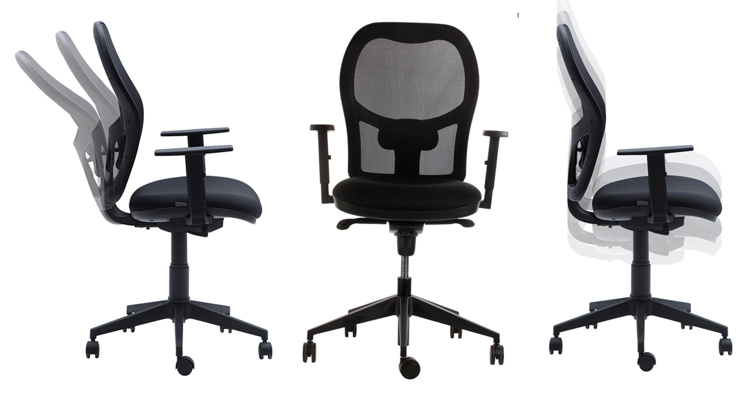 Silla italiana con respaldo ergonómico